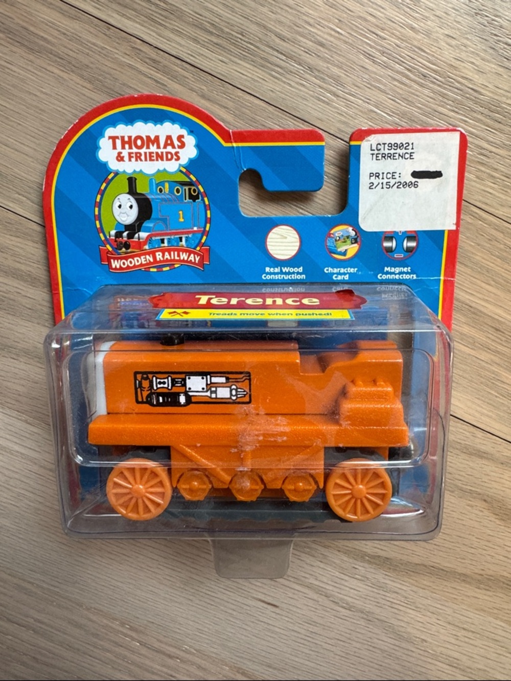Thomas & Friends - TERENCE - Orange Wooden Railway Engine Toy - NEW